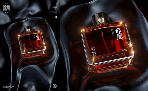 C4D+OC-布料香水产品建模渲染