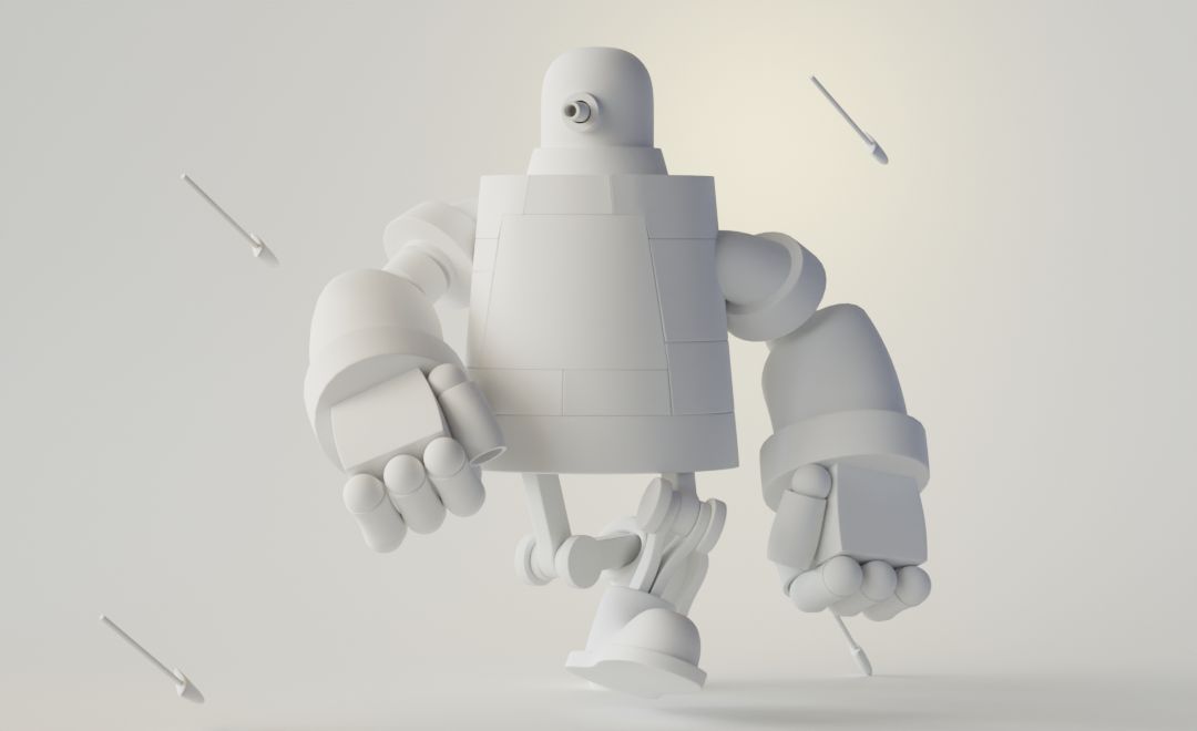 Blender-写实质感机器人-胳膊细节完善和腿部建模