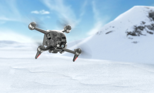 C4D+OC+PS-无人机雪山场景渲染后期