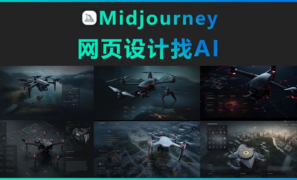 Midjourney-网页设计找AI