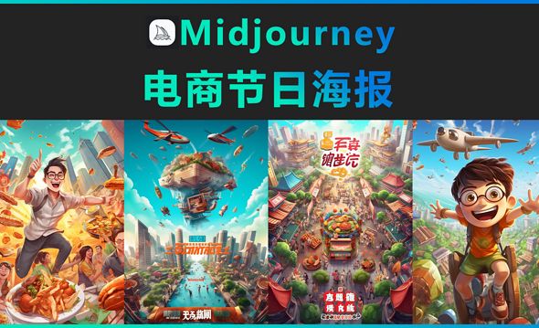 Midjourney-电商节日海报