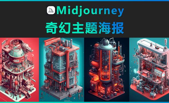 Midjourney-奇幻主题海报