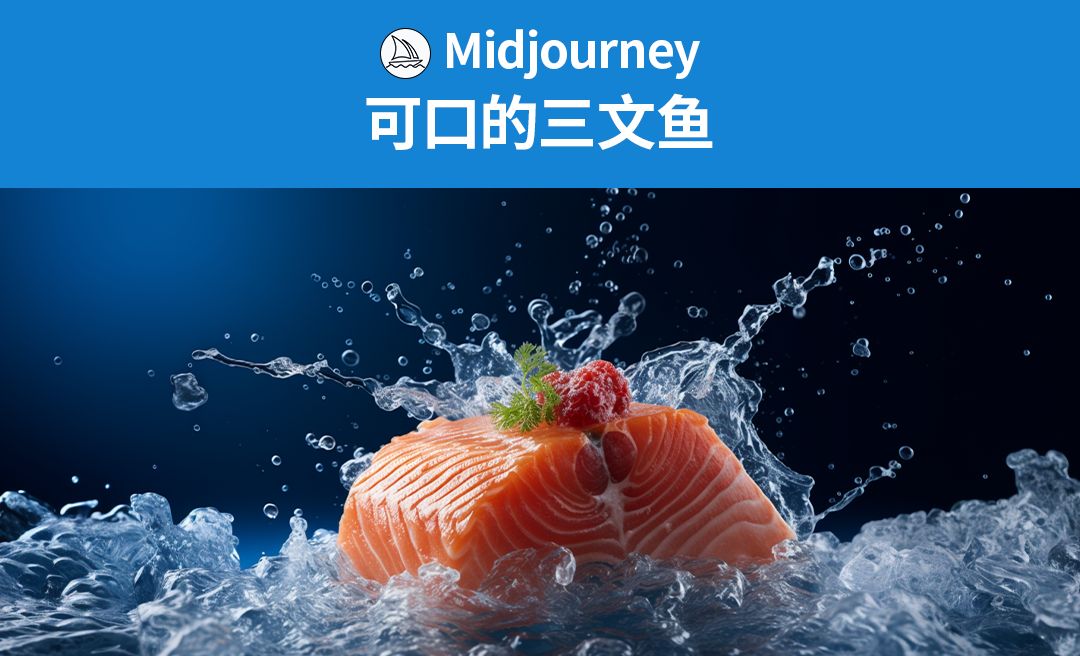 Midjourney-可口的三文鱼