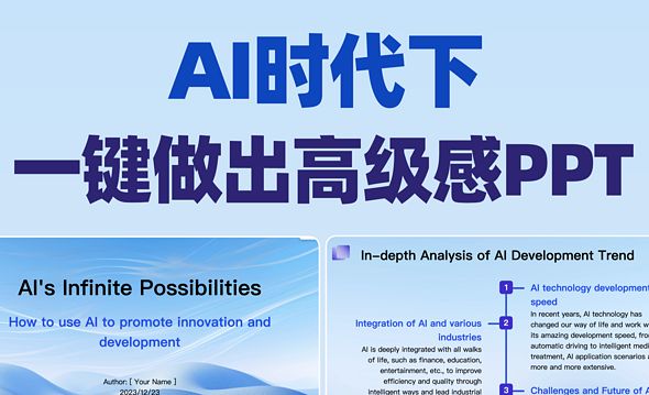 这个AI工具不错！一键制作PPT更美观更可控！AI工具测评分享-讯飞智文