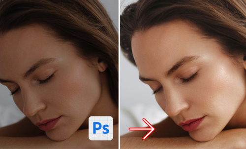 Photoshop如何增强肤色的立体感？