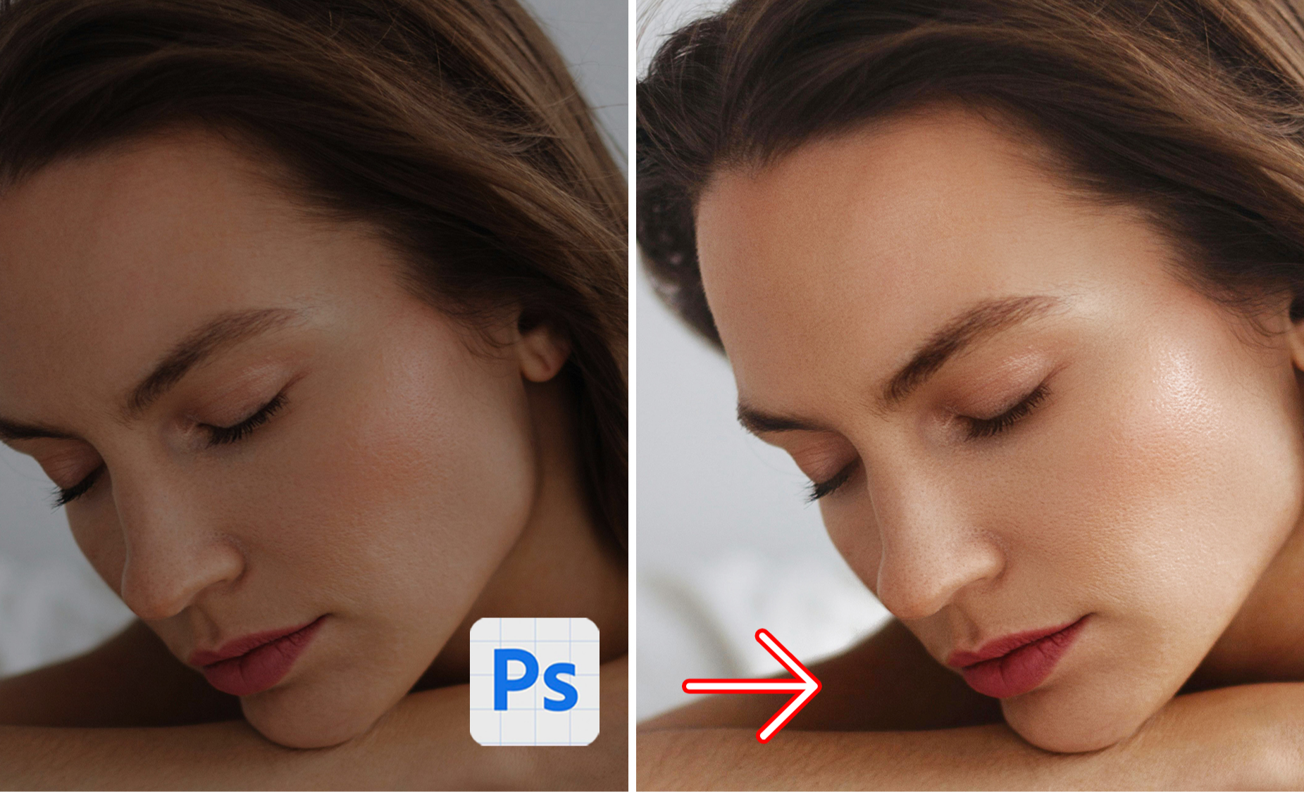 Photoshop如何增强肤色的立体感？ - 摄影艺术教程_ - 虎课网