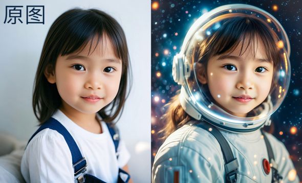 AI-在线生成宇航员写真