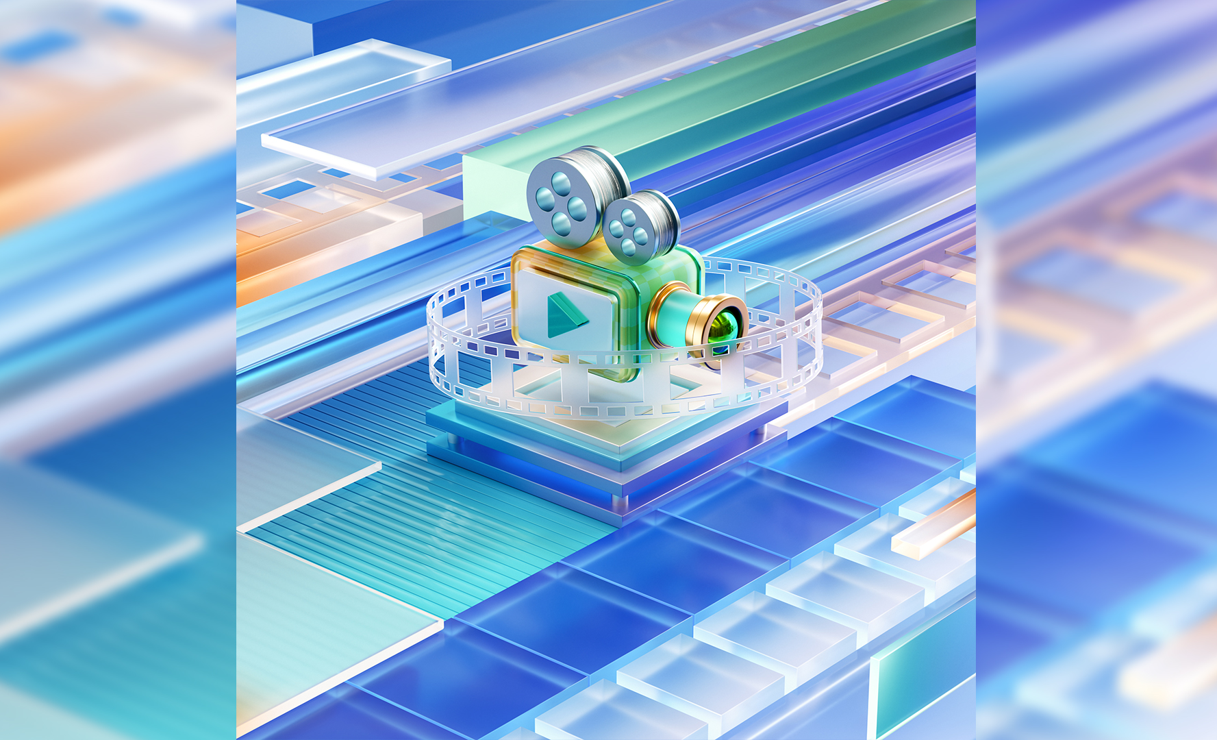 C4D玻璃质感影片摄影KV(上) - C4D教程教程_C4D（2025）、octance(2025) - 虎课网