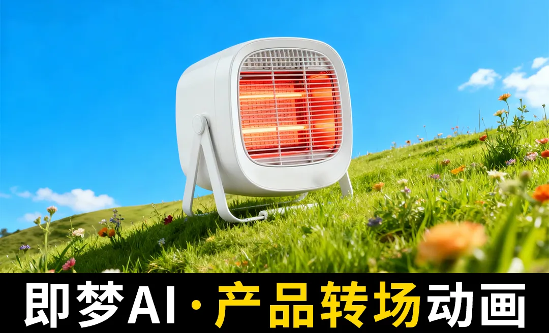 即梦AI-动画转场-取暖器
