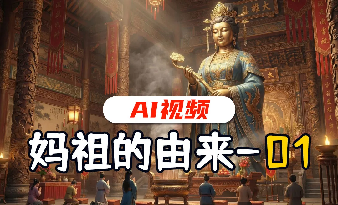 Deepseek+ChatGPT-分镜脚本-妈祖的由来短片AI视频系列教程