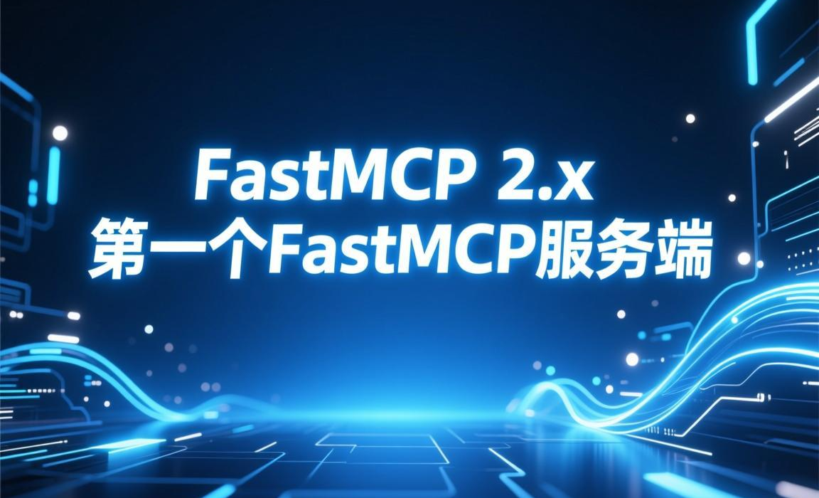FastMCP服务端-FastMCP快速入门教程 - 编程开发教程_PyCharm、Python、uv、fastmcp - 虎课网