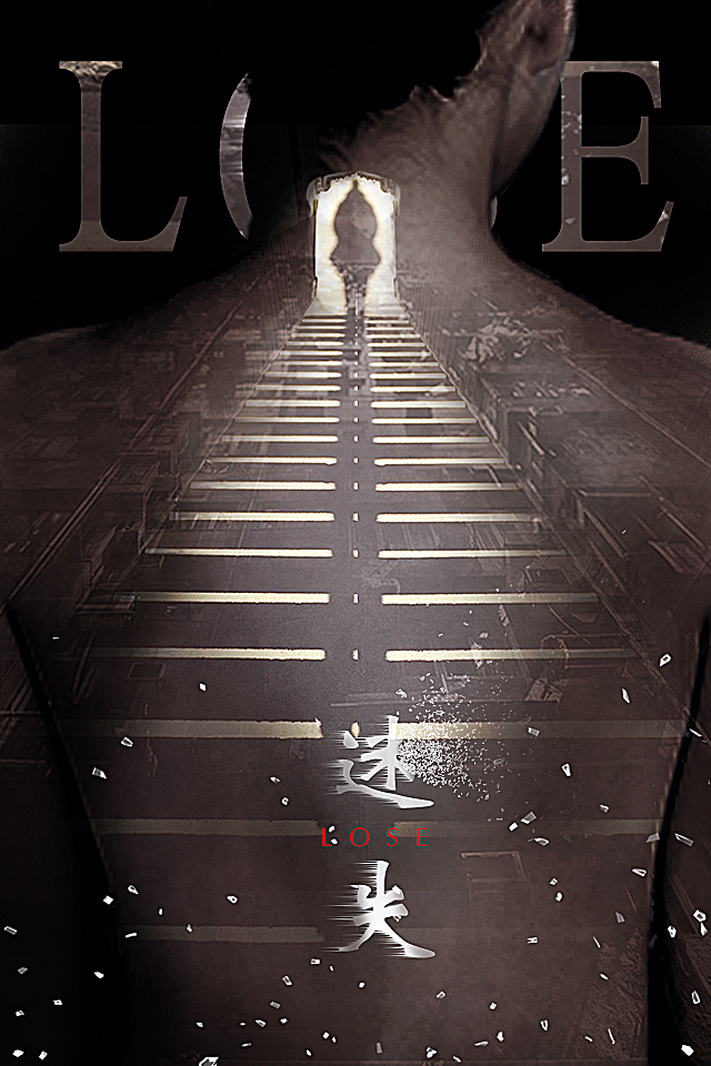 ps-双重曝光风格电影海报《迷失》