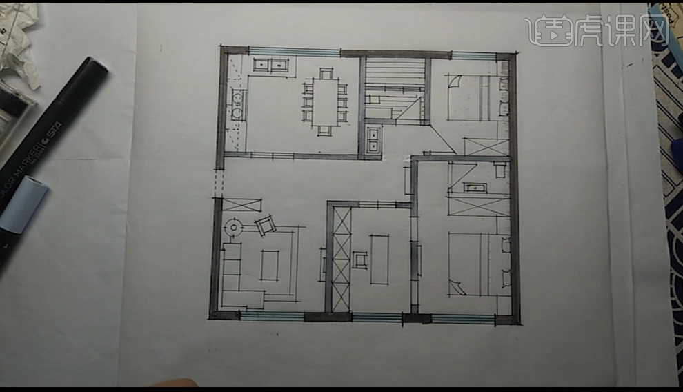 硫酸纸马克笔快速修改方案03