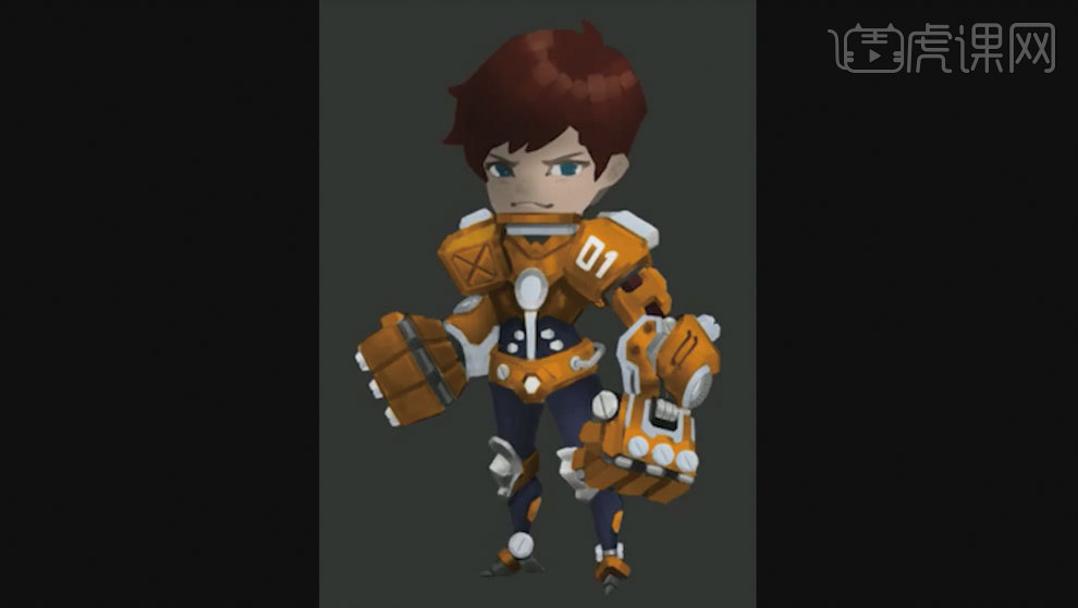 cg原画q版三头身人物四铺色图文教程