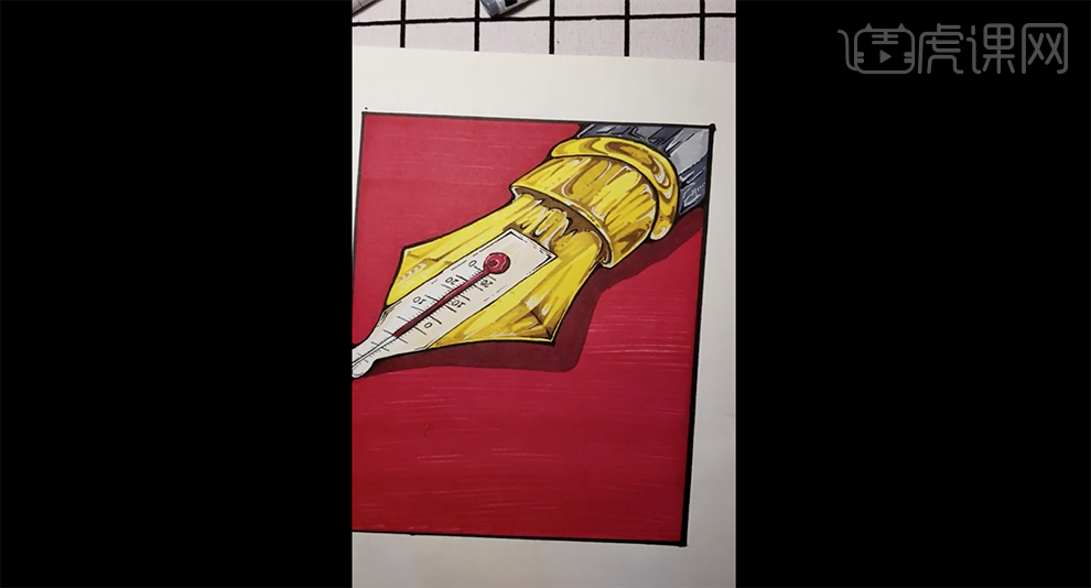 马克笔对金属质感的把控