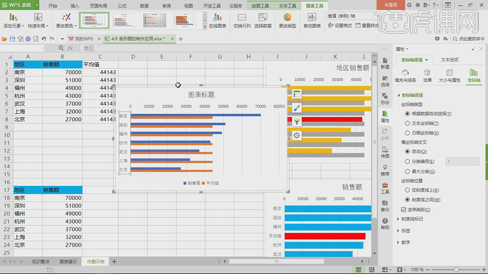 wps网页中的条形图的制作应用