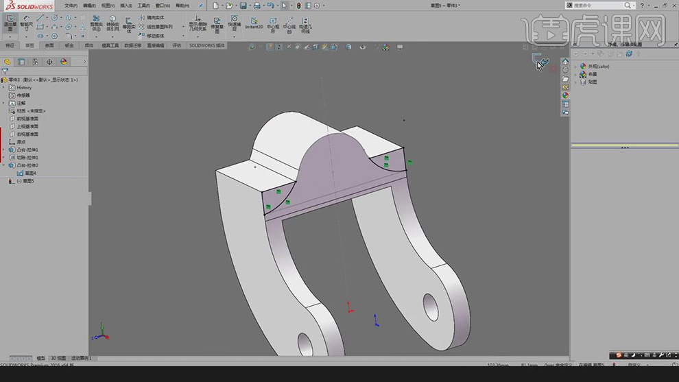 sw怎么测量直径SW-连接件案例拉伸切除的技巧图文教程作者：huke88发布时间：2022年04月18日 08：01_https://www.jmylbn.com_新闻资讯_第12张
