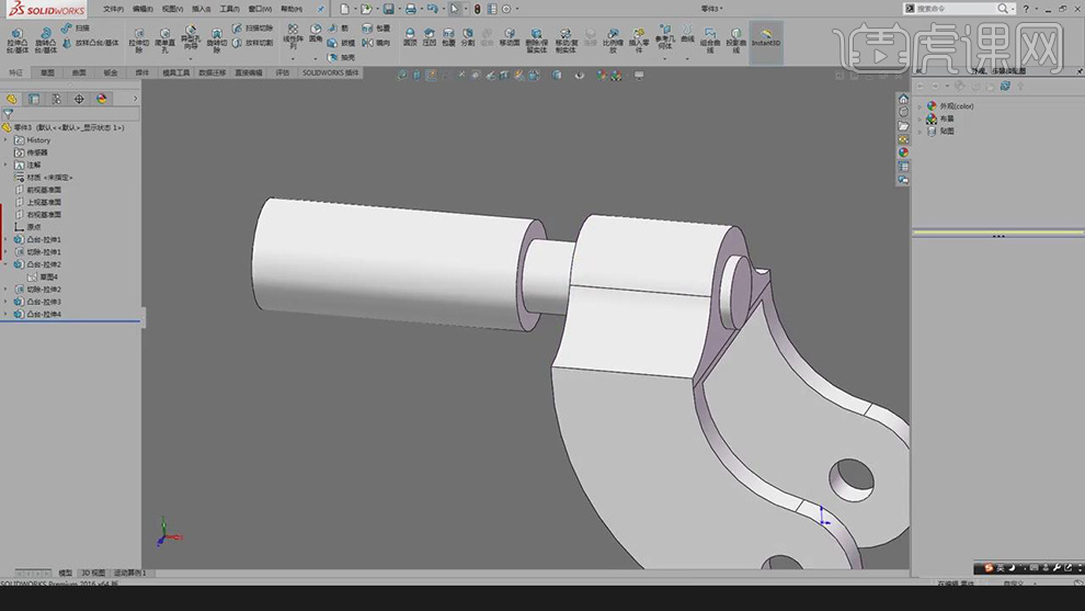 sw怎么测量直径SW-连接件案例拉伸切除的技巧图文教程作者：huke88发布时间：2022年04月18日 08：01_https://www.jmylbn.com_新闻资讯_第14张