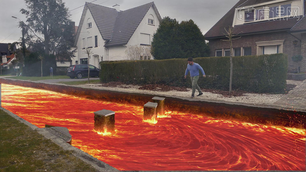 ae怎样把地面变为岩浆