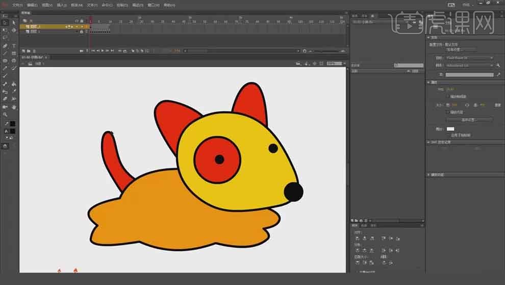 如何用an绘制小狗动画