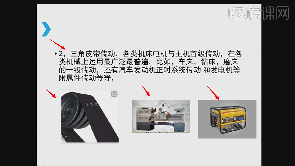 带传动应用-带传动图文教程- 虎课网