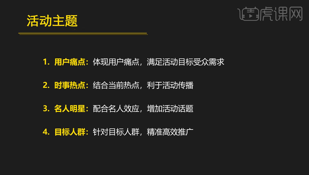活动前期准备-线上活动图文教程- 虎课网