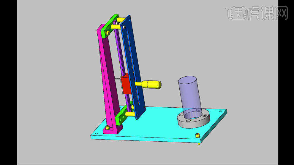 sw激光高度调整机构装配图文教程