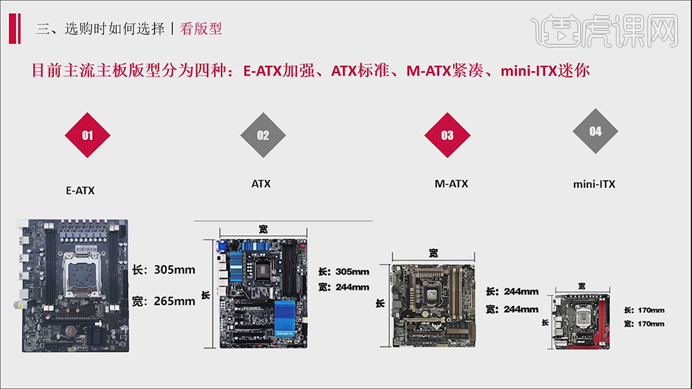 主板的选择-快速玩转电脑DIY装机图文教程- 虎课网