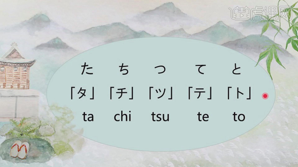 た行-【日语50音】 - 考证·外语教程_无 - 虎课网