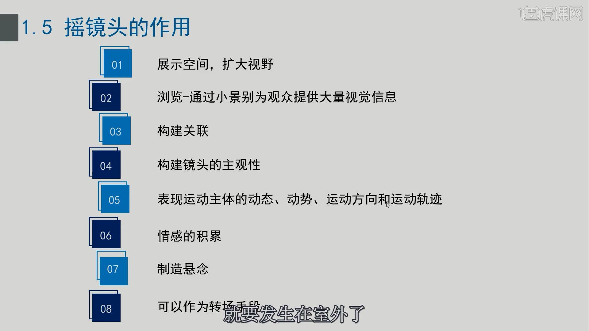 鏡頭運動搖鏡頭與甩鏡頭圖文教程