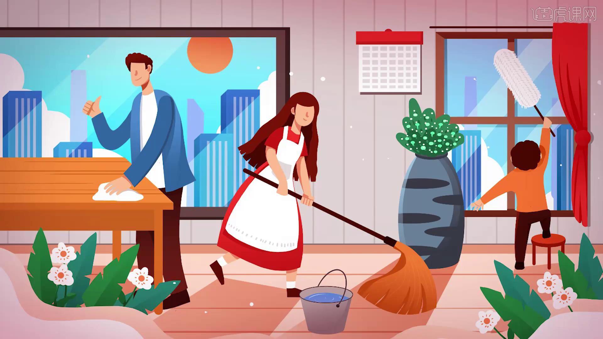 ps-劳动节大扫除图文教程