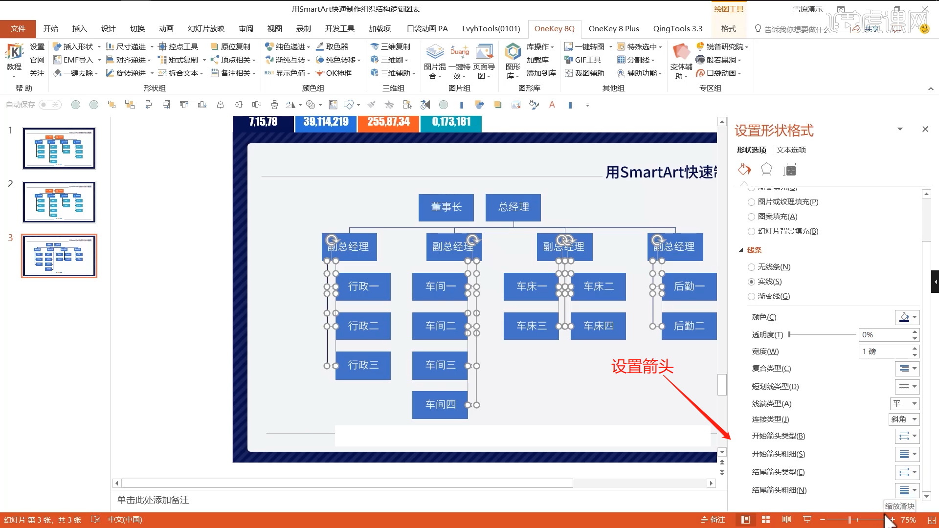 巧用SmartArt制作组织结构逻辑图表-PPT实用进阶图表制作秘籍图文教程- 虎课网