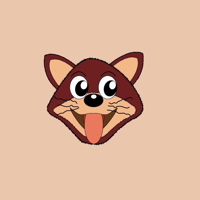 钢笔绘制小狐狸卡通形象作业,不过感觉自己对于配色有-来自流水人家的