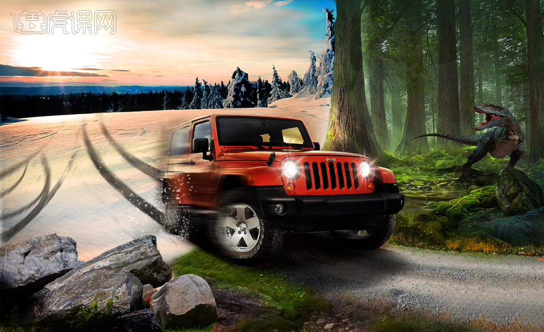 jeep合成图