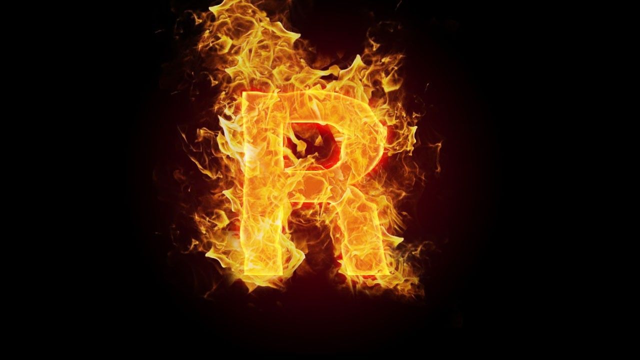 PS-火焰字R