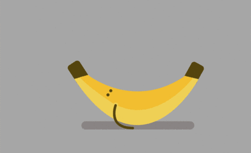 AE-香蕉仰卧起坐动效