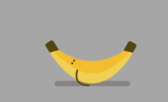 AE-香蕉仰卧起坐动效