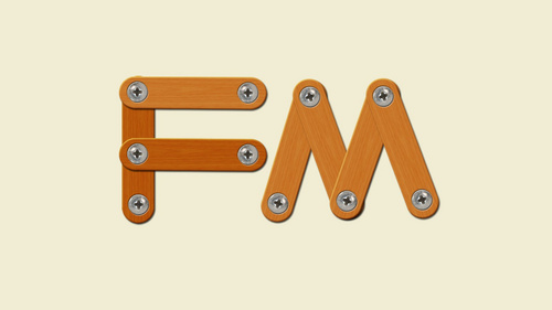 PS-字母FM设计