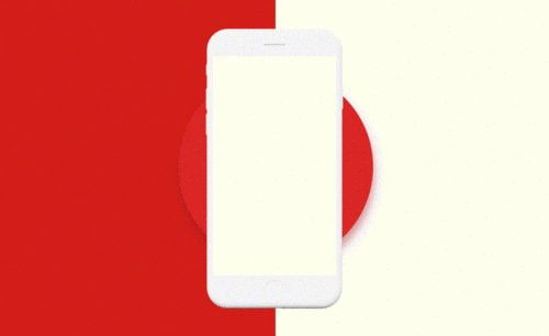 AE-UI手机界面交互动效-红
