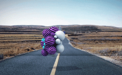 C4D+AE-气球与三维实景结合动画