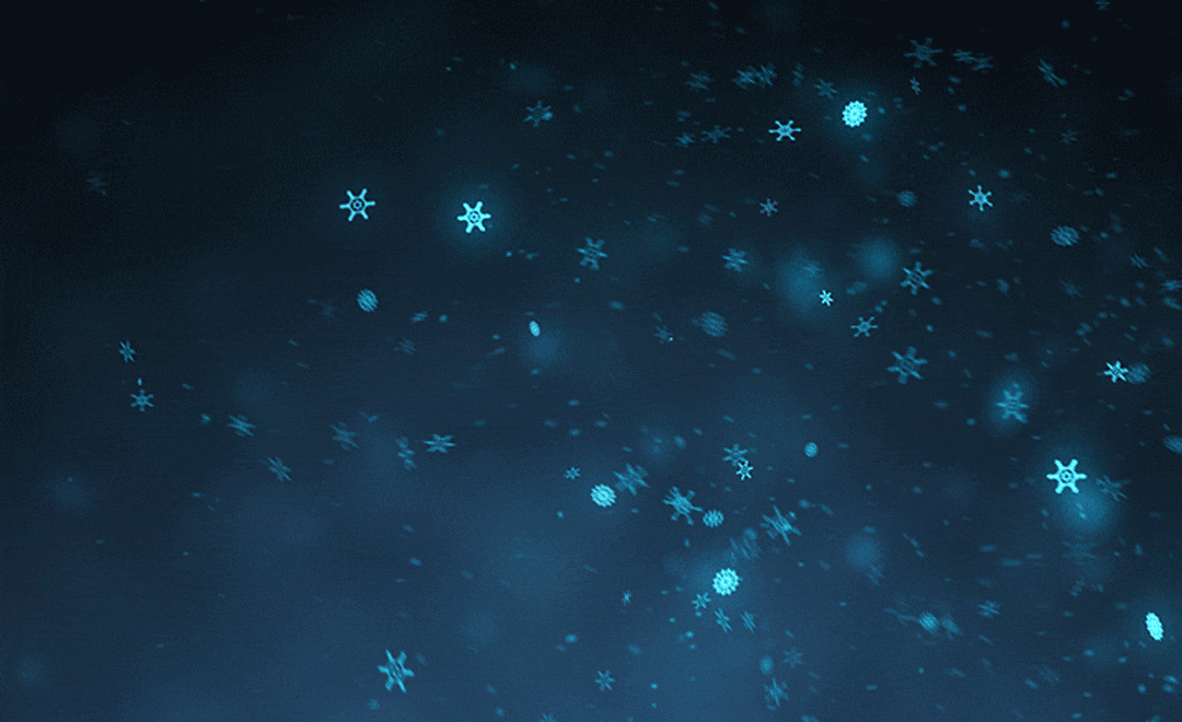 ae-圣诞雪花飘散动效