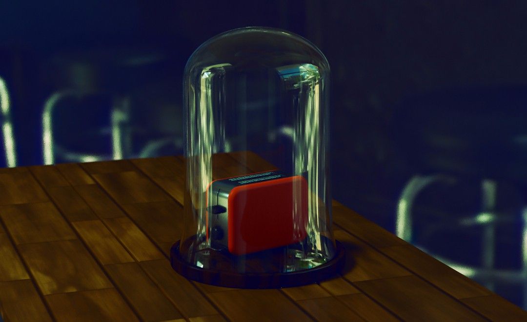 C4D-物理渲染器模拟真实玻璃效果