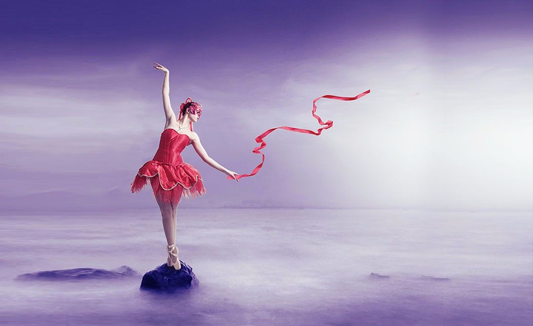 ps-空中舞者-超现实意境