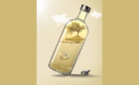 PS-自由与干旱-创意合成