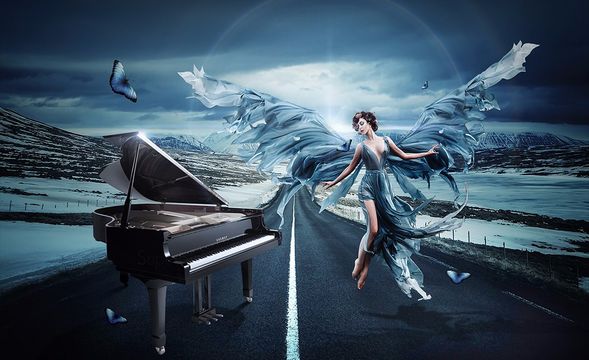 PS-女人香气-创意合成