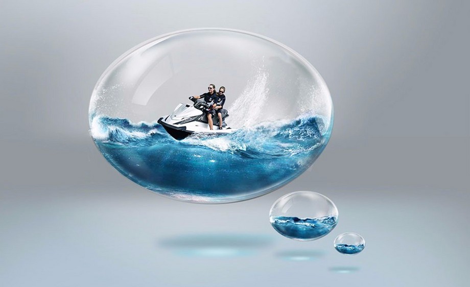 ps-水中驰聘-创意微景观 - 图像合成教程 - 虎课网