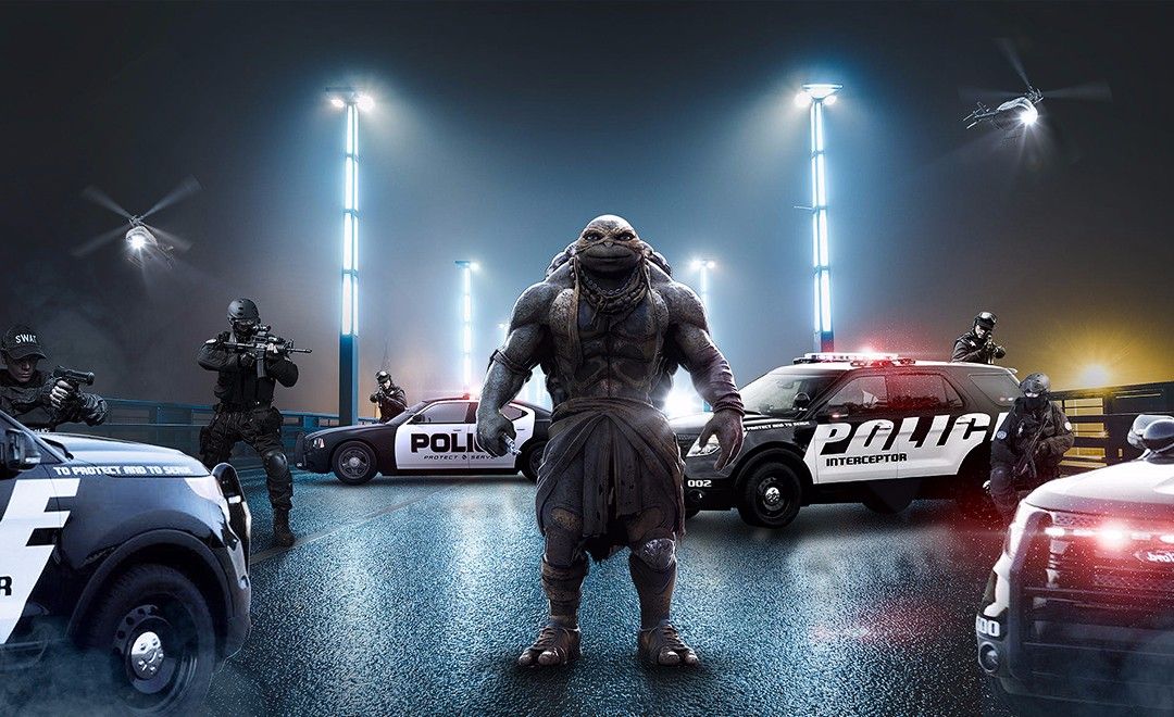 PS-忍者神龟-超炫电影海报