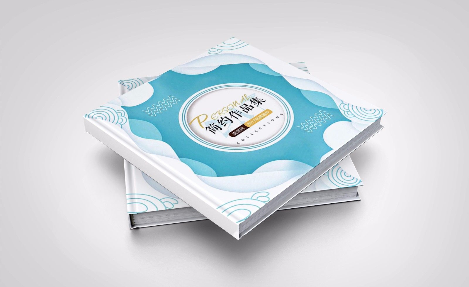 Ai 清新剪纸风 作品集封面设计 品牌设计教程 Ai Cc17 虎课网