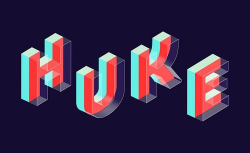 ps-立体字huke
