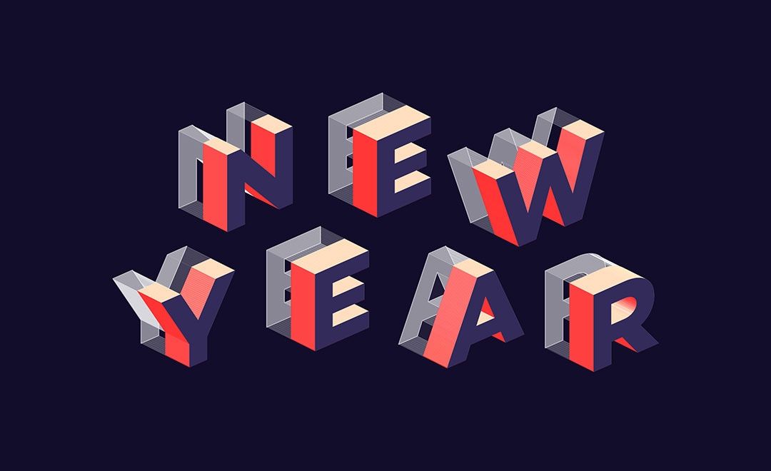 PS-立体字NEW YEAR